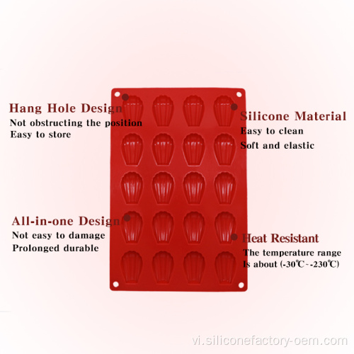 Silicone nhỏ vỏ bánh sô cô la